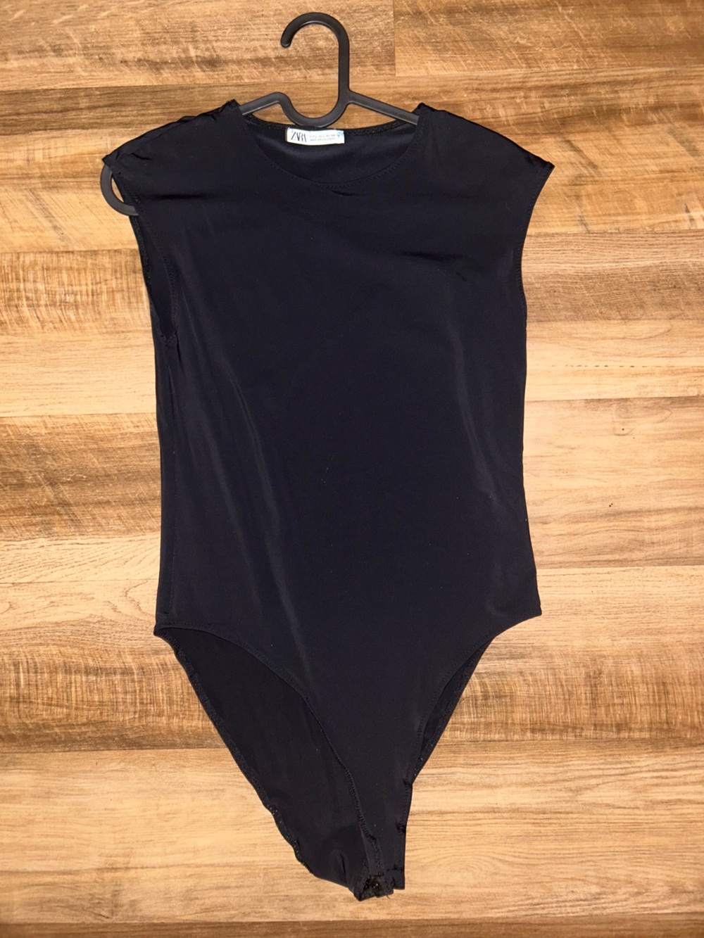 Zara Black Women One-Piece Bodysuit